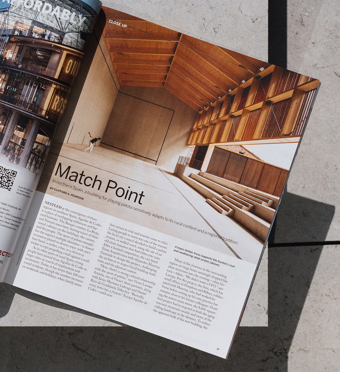 Publicamos en la revista Architectural Record